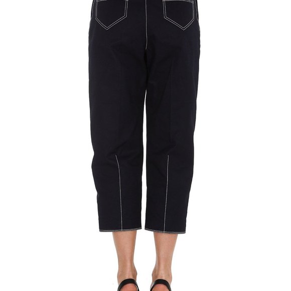 ALEXANDER MCQUEEN CONTRASTING STITCHING PANTS IN BLUE size 48 - Picture 5 of 16